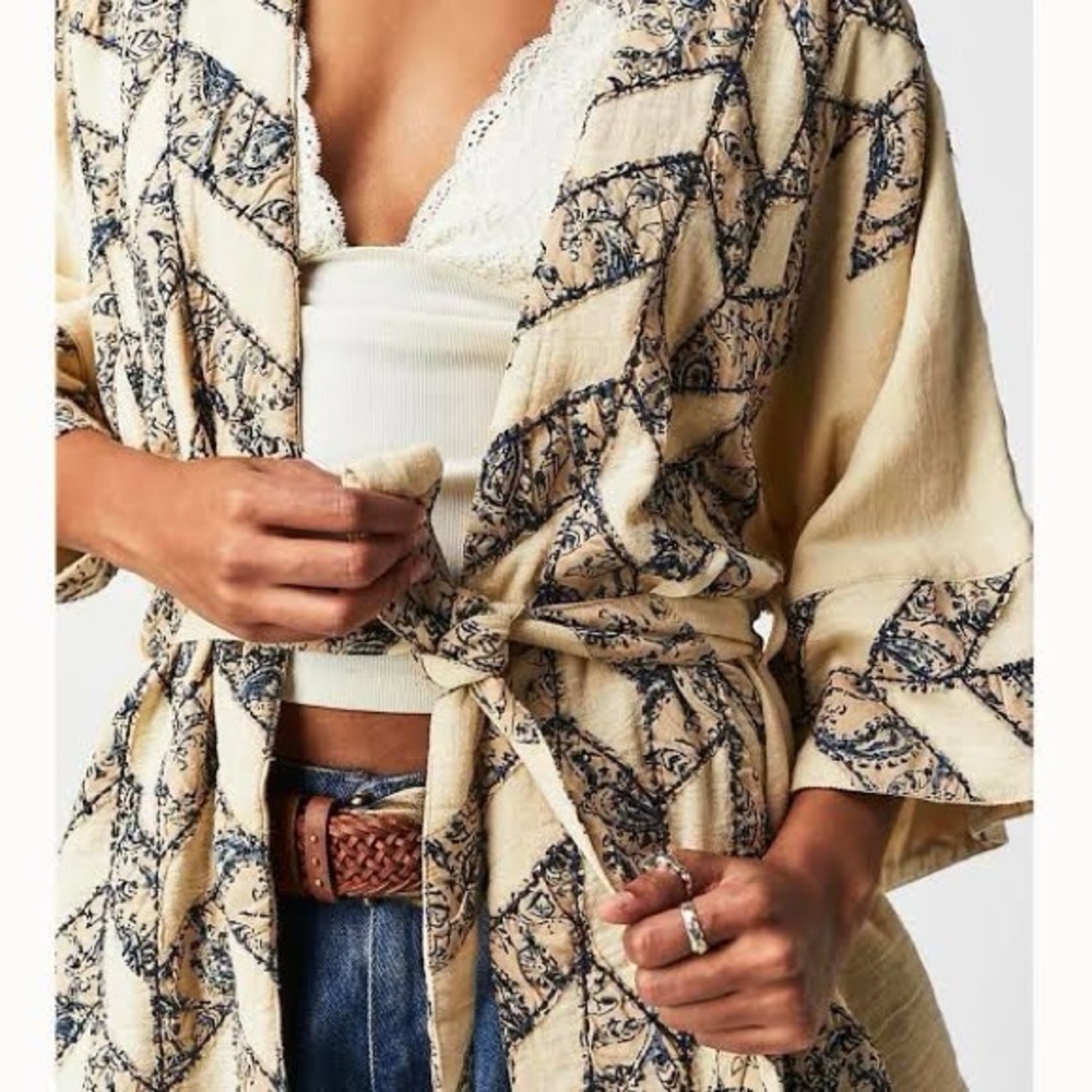 Free People S Thimbleweed Soft Wrap Jacket - Picture 14 of 16